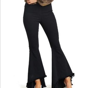 Mumu Blue Black Lava Becky Bells Jeans